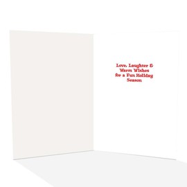 Stonehouse Collection | Funny Melting Snowman on Beach Holiday Card | 18 Beach Christmas Cards & Envelopes | USA Made