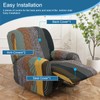 NILUOH Recliner Chair Covers 4-Pieces Stretch Lazy Boy Recliner Covers