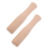 Mikinona 2 pcs Beech Kitchen Pestle Stick Food Grinding Tool