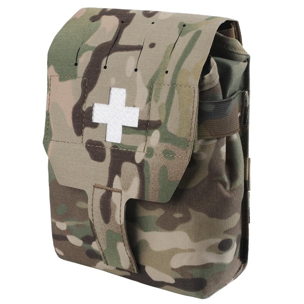 WYNEX Tactical Molle Medical EMT Pouch, First Aid Trauma Kits Bag, IFAK Rapid Deployment Micro Med Kit, Emergency First Responders Belt, Medical Survival Bags
