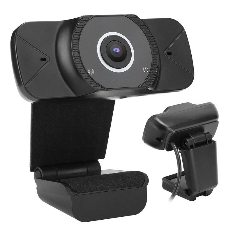 Webcam PC Camera HD 1080P Laptop Desktop Computer USB Drive‑Free