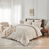 YASMENG Boho Bed Linen 135 x 200 cm Beige Tufted