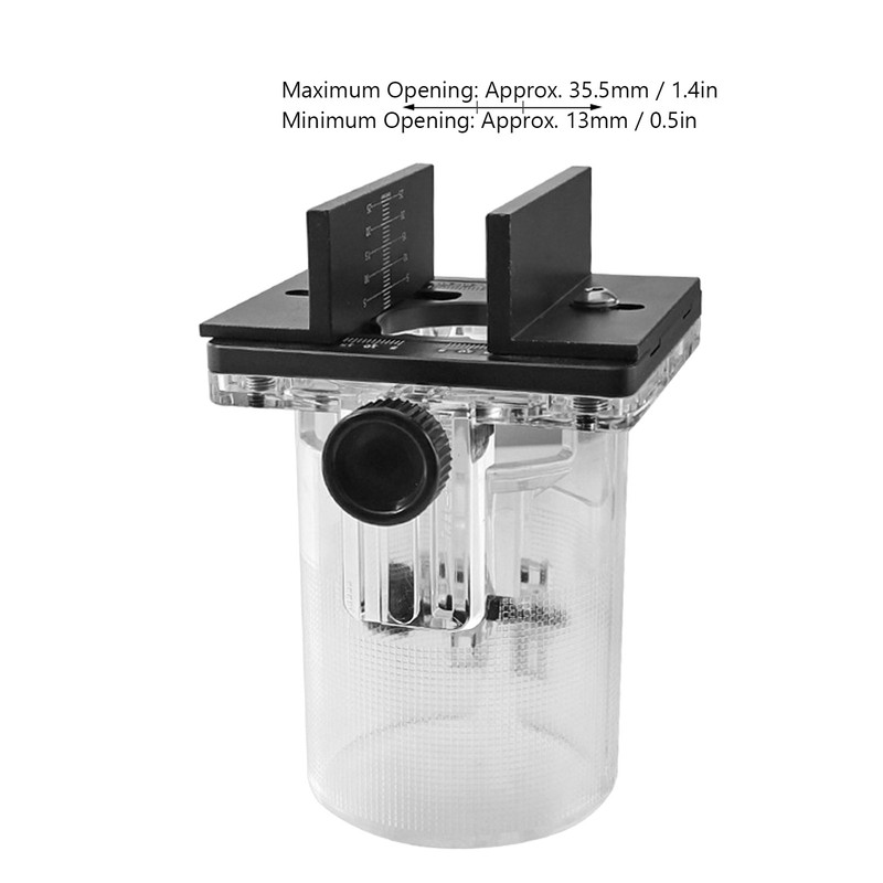 Handheld Router Bracket Electric Trimmer Connector Base for Wood Slotting