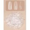 Yokilly 200 Pieces Replacement Nail Tips, Clear Nail Practice Hand
