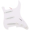 Electric Guitar Load Pickguard White Pre Wired Single Layer PVC