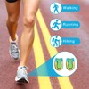2 Pairs Gel Heel Pads for Plantar Fasciitis Relief -