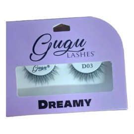 Pestañas Gugu Lashes D02 Hipoalergénicas, Modelo Natural