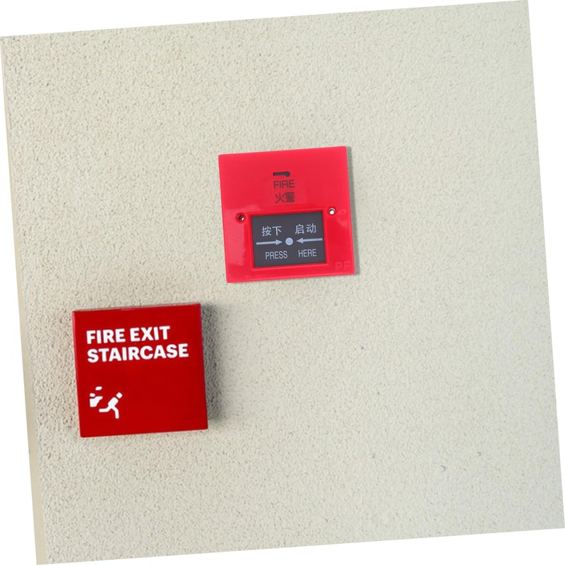 GANAZONO Emergency Glass Break Alarm Button Easy Installation for Fire