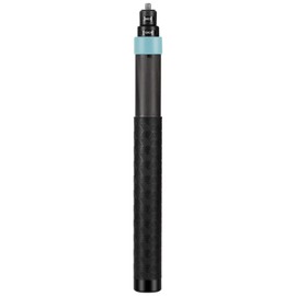 26cm to 1.2m Selfie Stick Carbon Fiber Selfie Stick for insta360 x4 Insta 360 x4 x3 x2 x one r RS Gopro Go pro Hero 13 12 11 10 9 8 7 6 5 4 3 Camera Accessories (Blue)