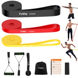 Fitness Bands, Various Levels Resistance Bands with Door Anchor and Handles, Resistance Bands for Strength Training, Training, Yoga for Men and Women