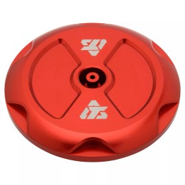 Tusk Billet Aluminum Gas Cap Red For HONDA CRF110F CRF125F 2019-2025
