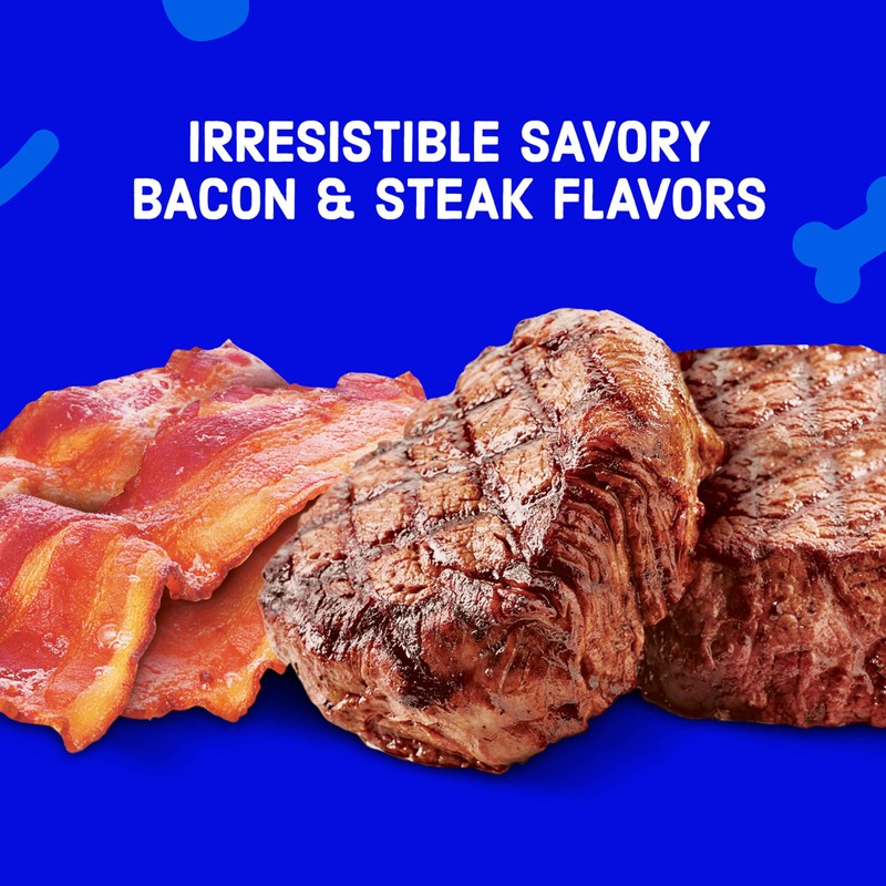 Kibbles 'n Bits Dry Dog Food, Savory Bacon & Steak