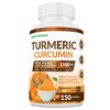 Turmeric Curcumin 95% Pure Curcuminoids (150 count) - 1500 mg.