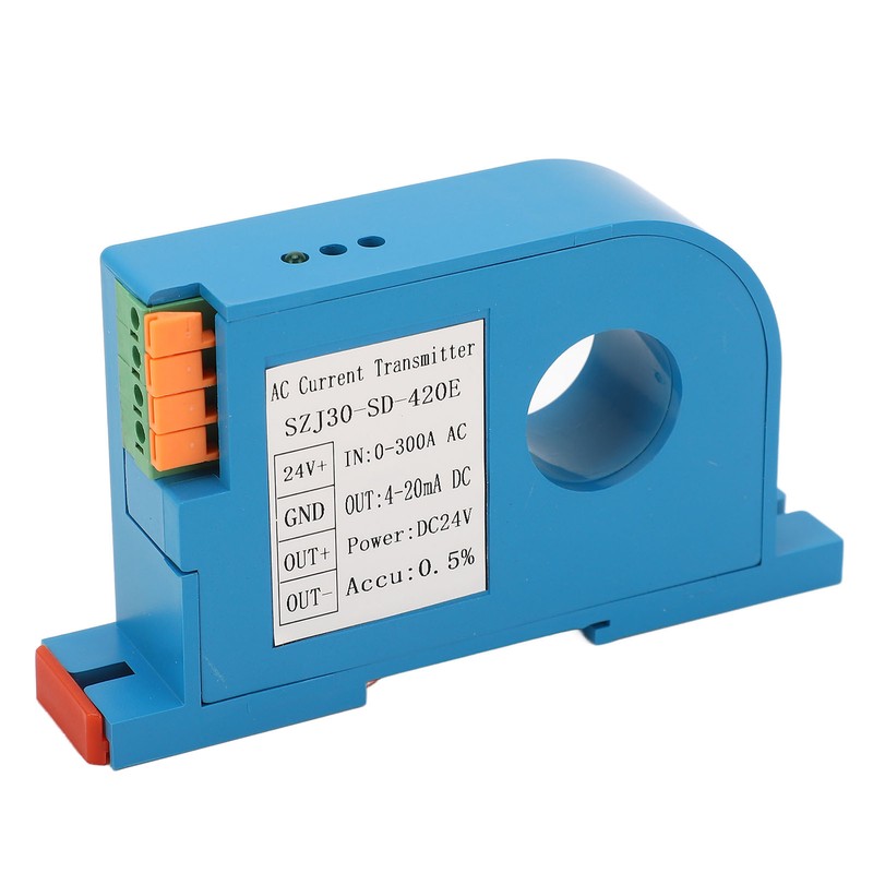 AC Current Transmitter 1 Phase 4‑20mA DC Output Current Transducer