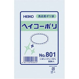Shimojima Polyethylene Bag, 2.8 x 3.9 inches (70 x 100 mm), Thickness 0.03 inches (0.08 mm) /2-3589-01