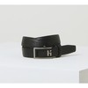 Hazzys (대전신세계)블랙 버클장식 소가죽 자동벨트 HJBE5E775BK (Shinsegae Daejeon) Black Buckle