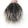 MKJVEN 10 Inch Afro Kinky Curly Drawstring Ponytail Hair Tgrey