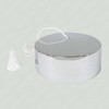 ElekTek Light Pull Switch Chrome Plated Steel Cover with Cord