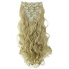 Prettyshop XXL Heat-Resistant Smooth Clip-In Hairpiece Extensions 60 cm Set