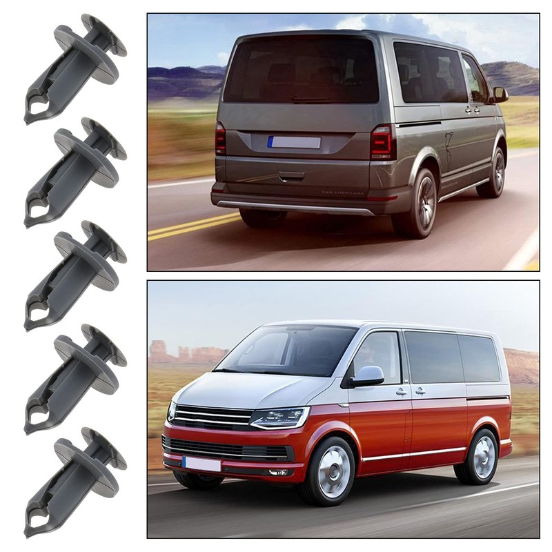 YINETTECH 50 x Grey Longer Trim Panel Fixing Lining Clips