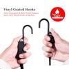 4 Pcs Kayak Rope Tie Downs Straps, 1/4" x 12Ft