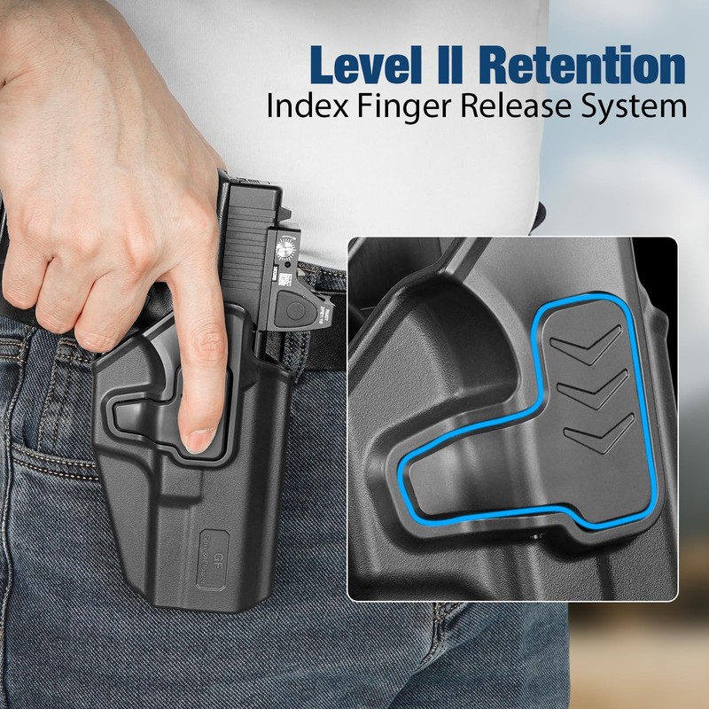 OWB Holster for Glock 17/19/ 19X/ 22/23/ 31/32 (Gen 1
