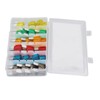 24PCS Car Blade Fuses Zinc Alloy Fuse Assortment Set Automobile