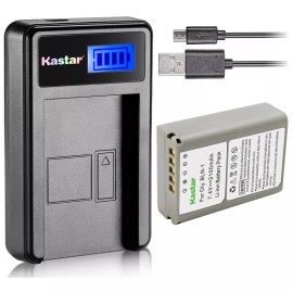Kastar BLN-1 Battery & LCD Charger for Olympus OM-D E-M1, OM-D E-M5, OM-D E-M5 Mark II