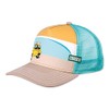 Coastal Surfy Car Khaki/Orange HFT Trucker Cap, HFT-SurfyCar-Khaki-#30325