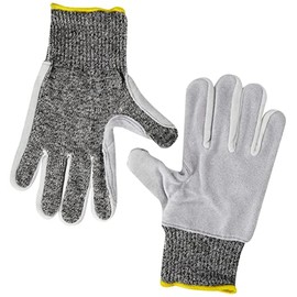 Rostaing Mastertop Tough Cut Resistant Level 5 Gloves with Dyneema and Premium Leather Palm Size 9 / L