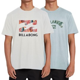 Billabong Mens Short Sleeve Lounge Crew Tee,2 Pack