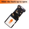 Golden Butterfly Badge Holder Retractable Clip for ID Card &