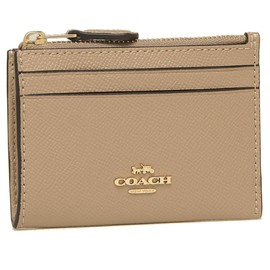 Coach F88250 Women's Outlet Coin Case, Pass Case, Coin Purse, Commuter Purse, (5) IMTAU Taupe