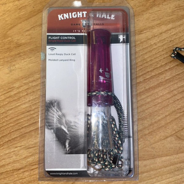 KNIGHT & HALE FLIGHT CONTROL Single Reed Duck Call With