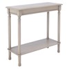 Safavieh Home Collection Tinsley Greige Rectangular Bottom Shelf Console Table