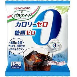 Ajinomoto Pal Sweet Calorie Zero Liquid Portion, 0.2 oz (7 g) (15 Pieces) x 3 Bags