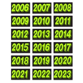 4 Digit Green and Black 2010 Model Years Windshield Sticker CAR DEALERSHIP AUTO Dealer Supplies