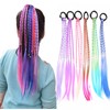 Wig Extensions Hair Extensions Braid Braid Kids Gradient Ponytail Hair