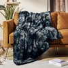 MOOFUN Faux Rabbit Fur Throw Blanket- 50" x 60" inches,