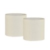 LAMPWELL MEMO Clip-on Small Fabric Lamp Shades for Table Chandelier