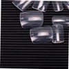 FOMIYES 1set Fake Nail Tips Transparent Nail Art Stickers Easy