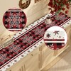 Table Runner Christmas Red Christmas Table Runner 180 cm Long
