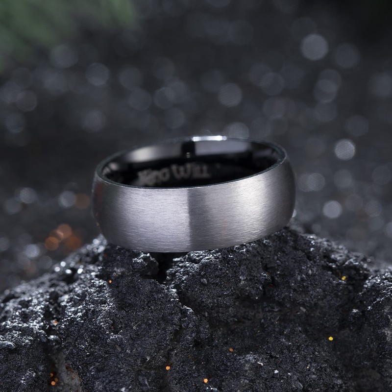 King Will Basic 2mm 4mm 6mm 8mm Tungsten Carbide Ring