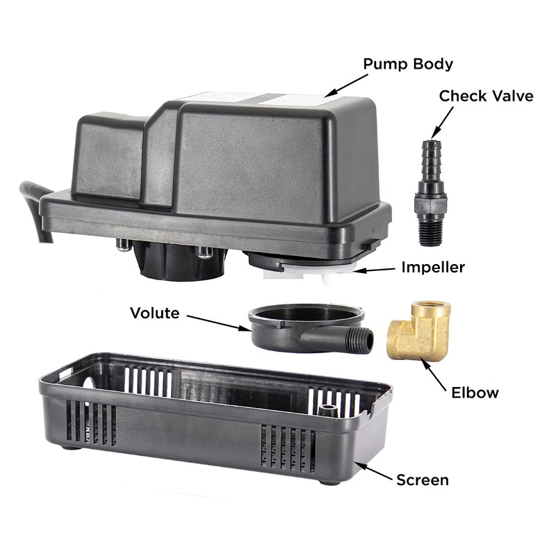 Beckett IPC13A In Pan Condensate Pump, 115V, 12 ft max