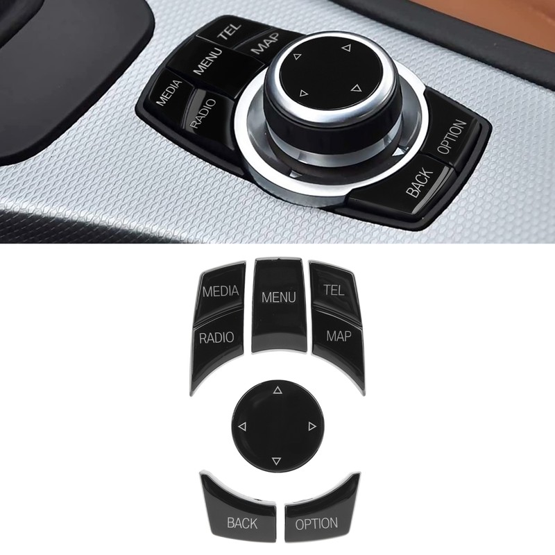 Central Console Multimedia Button Kit Multi Media Control Key Cover
