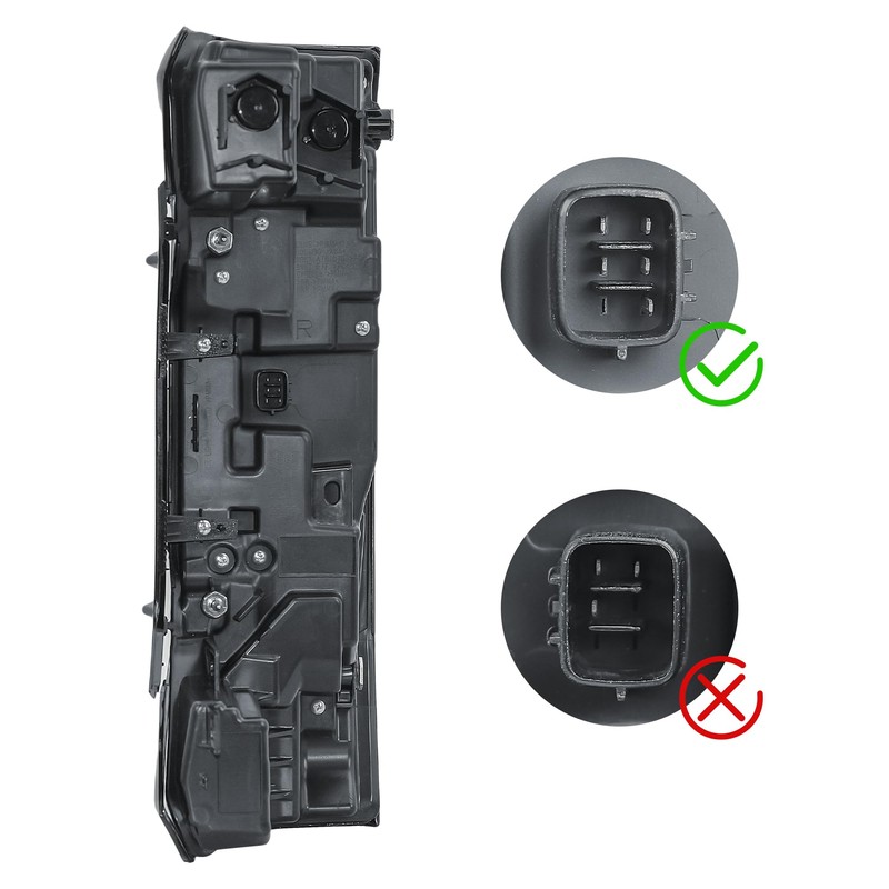 Replacement Passenger Right Side Full Led Tail Light Lamp with