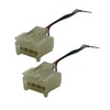Pair of Rear Tail Light Prewired Connector Plugs For Fiat