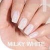 GAOY- Esmalte de uñas en gel blanco lechoso, 16 ml,