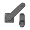 Renovators Supply Manufacturing Door Latch 5 3/4 in. Black Wrought