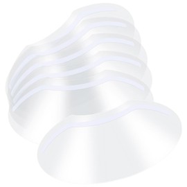 50-Pack Disposable Shampoo Eye Shields, Clear Protective Face Visors for Shower, Hair Washing & Post-Op Care (Cataract Surgery, Eyelash Extensions, Permanent Makeup, Haircuts)